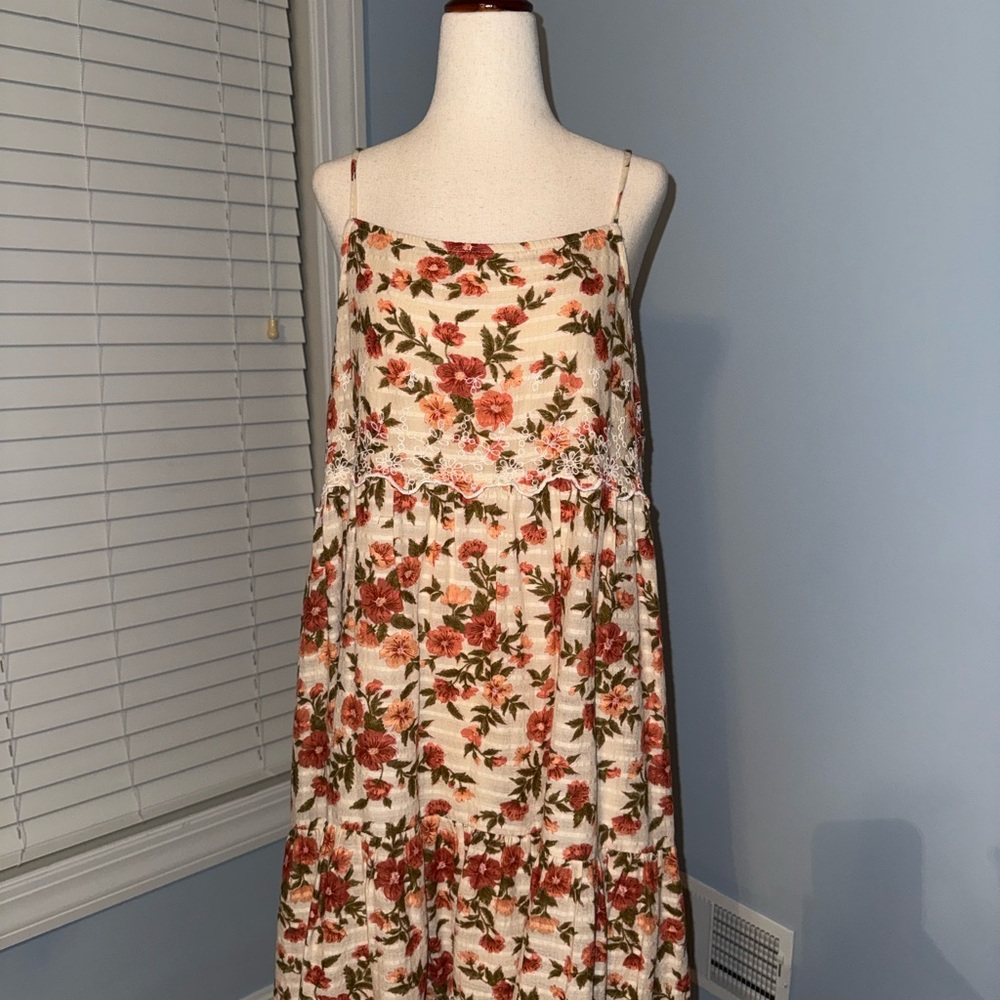 Floral Spaghetti Strap Dress